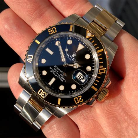 two tone Rolex submariner